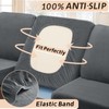 Arfntevss Velvet Sectional Couch Covers L Shape 5 Seat Couch