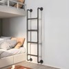 64in Home High Loft Attic Bed Step Ladder - Basement