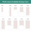 HOMEIDEAS 100% Linen Blackout Sidelight Curtains for Front Door, Side