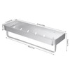 WallMounted Storage Rack Shower Shelf Multifunctional Storage Holder for Kitchen