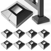 AJOVW 8Pcs 1.5" (1.5" Post/4" Base) Aluminum Post Base Cover,