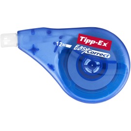 Tipp-Ex Extra Long - Easy To Correct - Tear-Resistant Correction Tape - Polyester Film - Value Pack, (Box of 2 + 1 Free),Blue