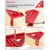 3D Multi-Angle Measuring Square Ruler, Aluminum Alloy Carpenter Square, 0-90°