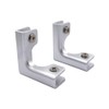 Mnixy 5Y4B Retaining Clamp, Acrylic, Silver