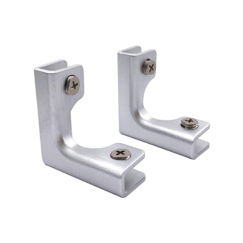 Mnixy 5Y4B Retaining Clamp, Acrylic, Silver