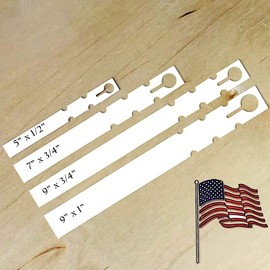 TAGKRAFTERS White- 4 Sizes to Choose from - 150 Pcs of 7" x 3/4" - Plastic Plant Tags and Labels - Wrap Around Thermal Plastic - Nursery Garden Tree Labels | Made in The USA |