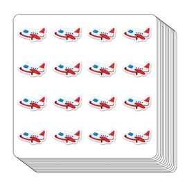 Airplane Planner Stickers, 0.5in Scrapbooking Kids DIY Calendar Crafting 208-Pack