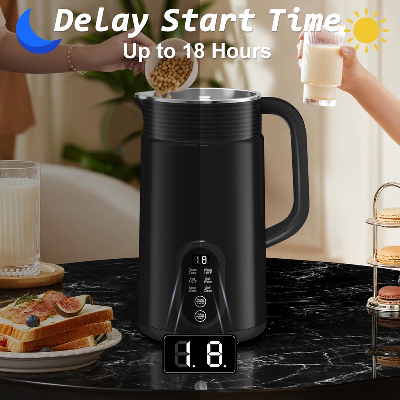 𝟲 𝗶𝗻 𝟭 Nut Milk Maker Machine, 20 oz(600ml) Homemade