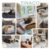 Tinaco Luxurious Calming Dogs/Cats Bed Mats, Washable Removable Couch Cover,