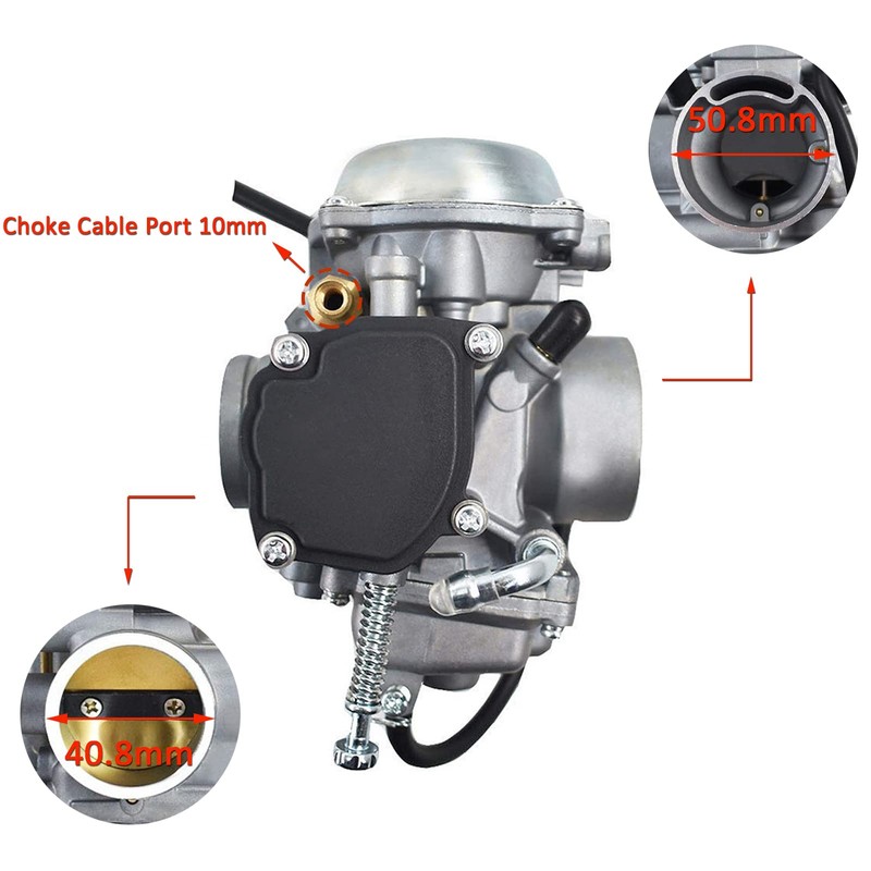 Carburetor with Intake Manifold Boot for Polaris Magnum 425 (95-98)
