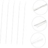 Aguja de cuentas superfinas ABOOFAN H93W1433QD27726GQVT8 – 5 pzas plata