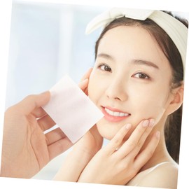 TOVINANNA 3sets Organic Cotton Square Cleansing Pads Gentle Makeup Remover Face Toner 100 Count 20packs*3