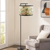 Mewutal Drum Lampshade Bird Pattern Chandelier Lamp Shade Removable Lamp