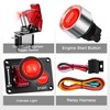Nilight Ignition Switch Panel 12V 2 in 1 Rocker with