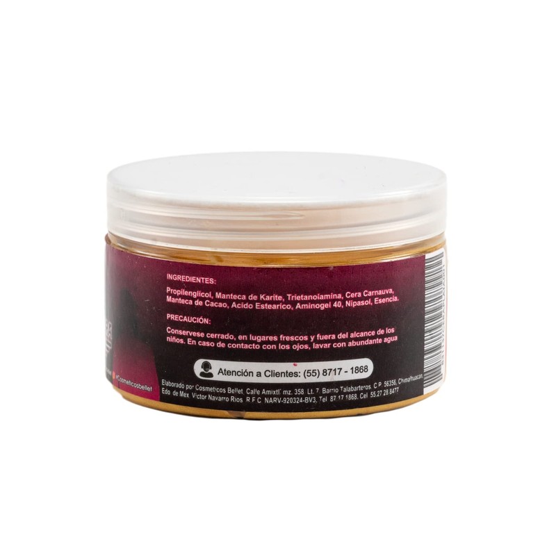 Bellet Cera Modeladora para Cabello con Color Oro, 120 gr