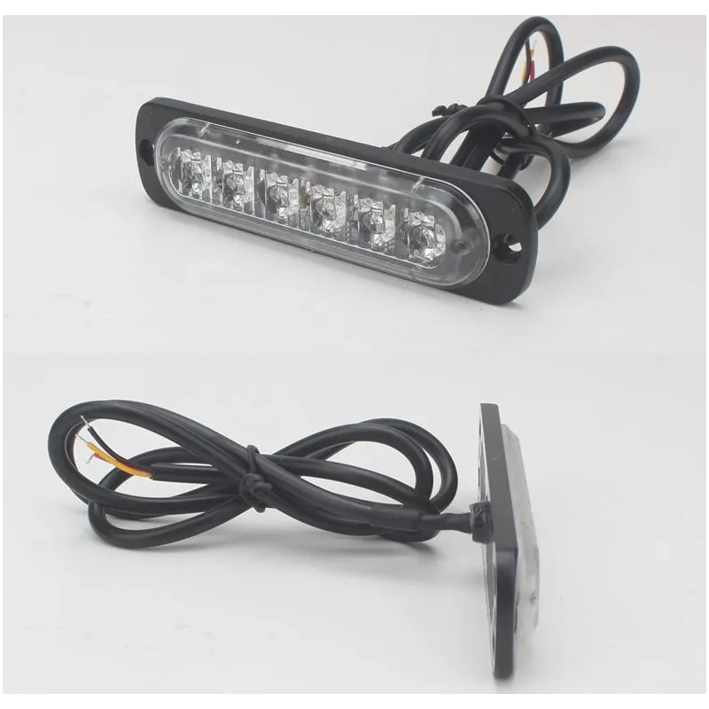 Corp.Res Electronics Par Estrobo Slim Moto Auto Codigos 9 Patrones