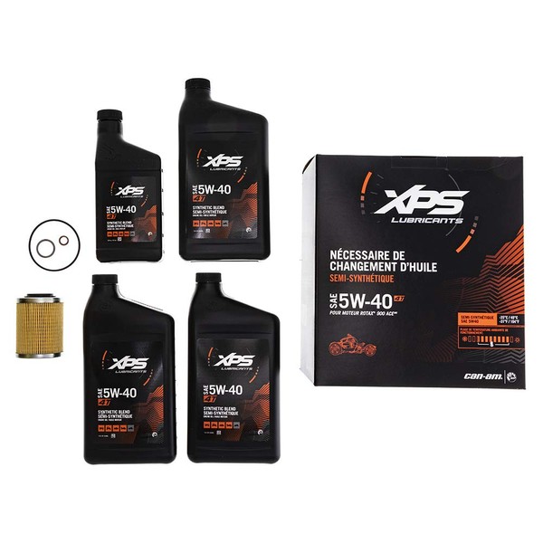 Can-Am Ryker 4T 5W-40 Synthetic Blend Oil Change Kit Rotax 900 CC engine 779299