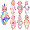ebuddy 7 Sets Doll Clothes Accessories for 43 cm/17 Inch