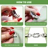 9 Pcs Vintage Cinch Clips With Tucks In Dress