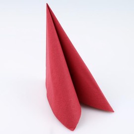 FRANZ MENSCH Hygostar Classic Napkins 33 x 33 cm 2-Ply FSC Certified Bordeaux L 33 cm W 33 cm x 33 cm Pack of 1500