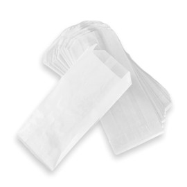 Small Glassine Treat Bags (200 ct) for Egg Rolls, Spring Rolls, Fortune Cookies, Cookies, Brownie Bites, and more. Grease-resistant and small take-out or to-go snacks and treats.