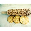 DINOSAURS EMBOSSING ROLLING PIN ENGRAVED with DINOSAURS for EMBOSSED COOKIES