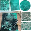 Nuyoah Rubber Stamp Carving Blocks Lino Print Plate Set Stamp