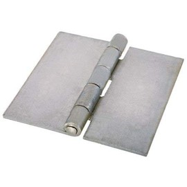 Heavy Duty .120 Leaf Thick X .250 Pin Butt Hinge in Stainless, Steel, or Aluminum Weld-On or Bolt On Without Holes. (Aluminum, 4 inches X 4 inches)