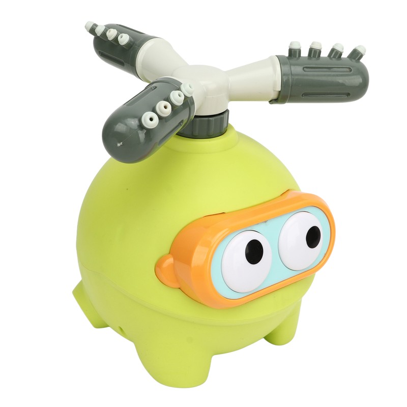 Kids Water Spray Sprinkler Rotatable Cute Frog Shape Outdoor Water