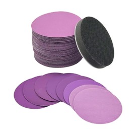 3 Inch 600-5000 Grit Wet Dry Sandpaper, Sanding Disc and Interface Pad, 40pcs Hook and Loop Premium Aluminum Oxide Sand Paper for Metal, Wood, Auto