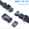 MELORDY 1 inch Buckles Straps Set with 10 Yards Nylon