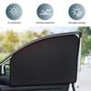 leechio 4 PCS Car Side Window Sun Shade, Car Sun