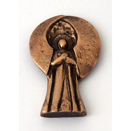 Worry Stone Angel Bronze Approx. 5 5 x 3 5 cm