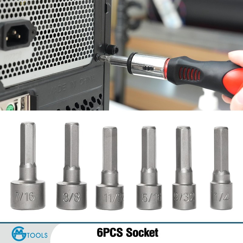 GMTOOLS 118PCS Magnetic Screwdriver Set, Screwdriver Set with Plastic Racking,