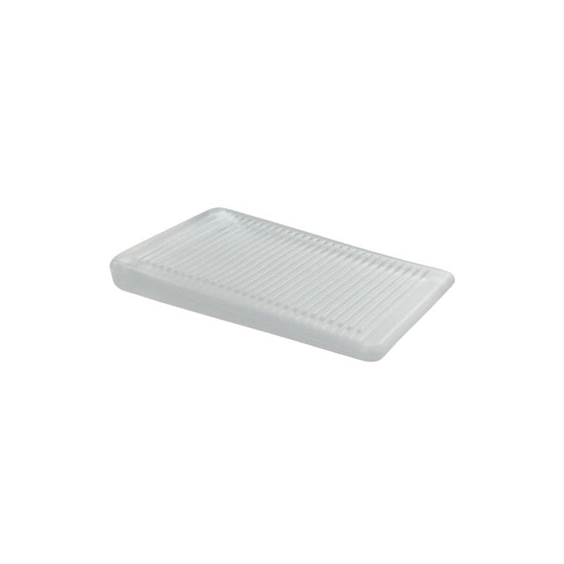 Merriway BH07089 (10 Pcs) Clear Furniture Window Soft Ridged Stackable