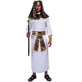 PGOND Men's Egyptian Pharaoh Costume White