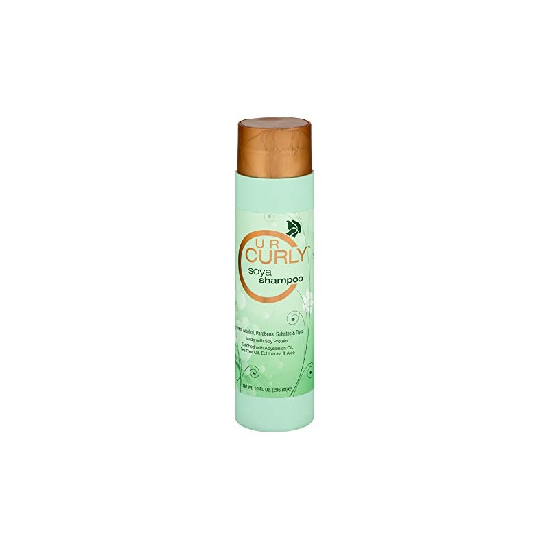 U R Curly Soya Shampoo, 10 Ounce