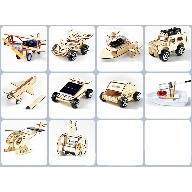 DIY Wooden STEM Science Model Kit – Hands-On Educational Assembly