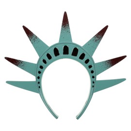 LIFKOME - Diadema de diosa con estatua de la libertad, tocado de la libertad, diadema para el día patriótico, accesorios para el cabello para fiestas de Navidad