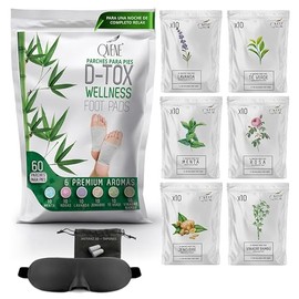 QVENE 60 Parches para Pies WELLNESS FOOT PADS 6 Esencias Naturales