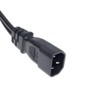 Toptekits C14 to Angled C13 Power Cords - 2ft/60cm, Down