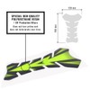 Quattroerre 18220 Green Universal Motorcycle Tank Protectors Kawasaki