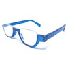 The Noble Semi-Rimless Half Reader Half Moon Reading Glasses, 2.75
