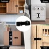 2PCS Password Hasp Locks, 90-180 Degree Cabinet Password Locks Fold