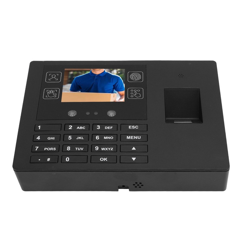 2.8 Inch Biometric Time Clock Multifunction Employee Time Attendance Machine