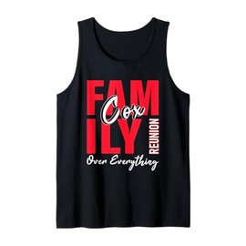 Cox Family Reunion Shirt Cox Family Gathering Tank Top
