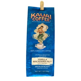 100 Percent Hawaiian Vanilla Macadamia Nut Ground Coffee