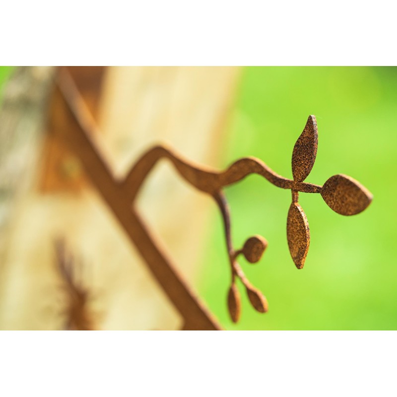 Bornhöft Garden Stake Tree Stake Metal Rusty Garden Decoration Patina