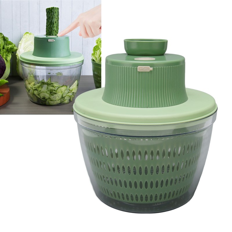 2 in 1 Electric Vegetable Cutter 1200rpm USB Charging Vegetable