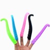 Carykon 10 Pcs Octopus Tentacle Finger Puppets, Assorted Color